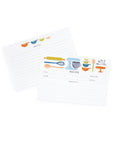 Recipe Box (Orange) - 7mm - Fine Paper Stationery