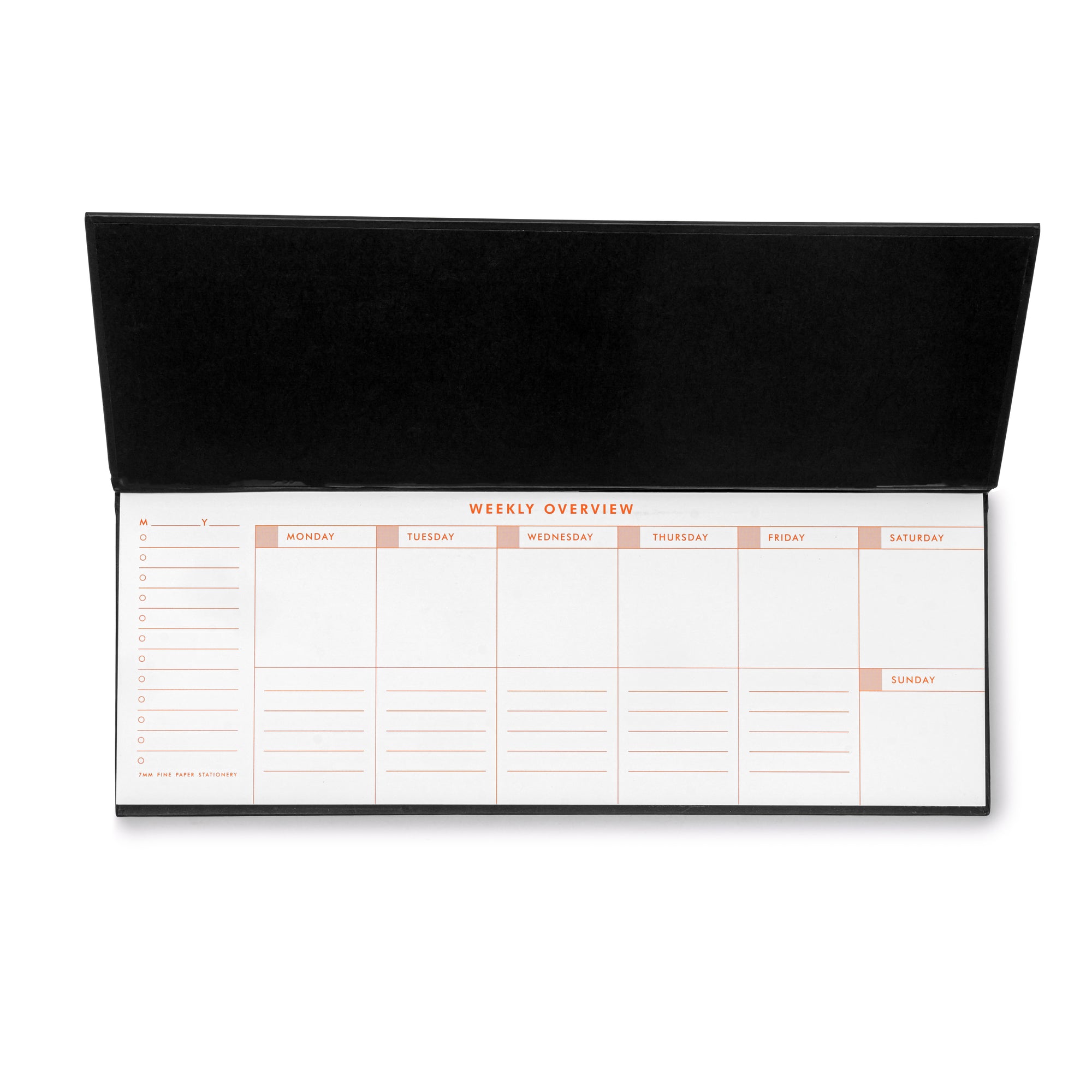 Weekly Desk Planner - Charcoal