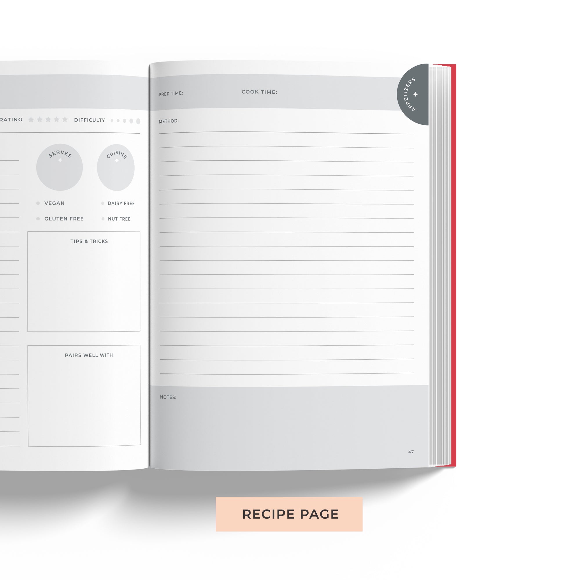 'Little Book of Recipes' Recipe Journal