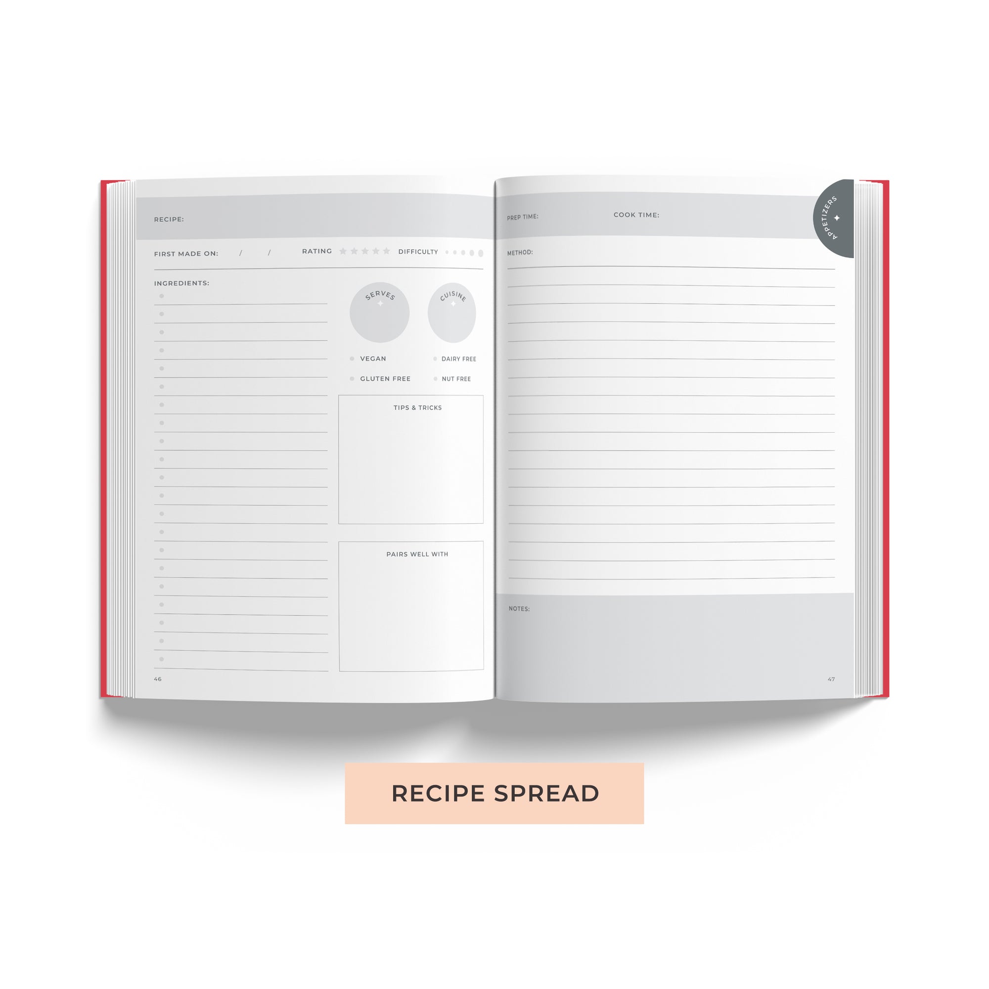 'Little Book of Recipes' Recipe Journal