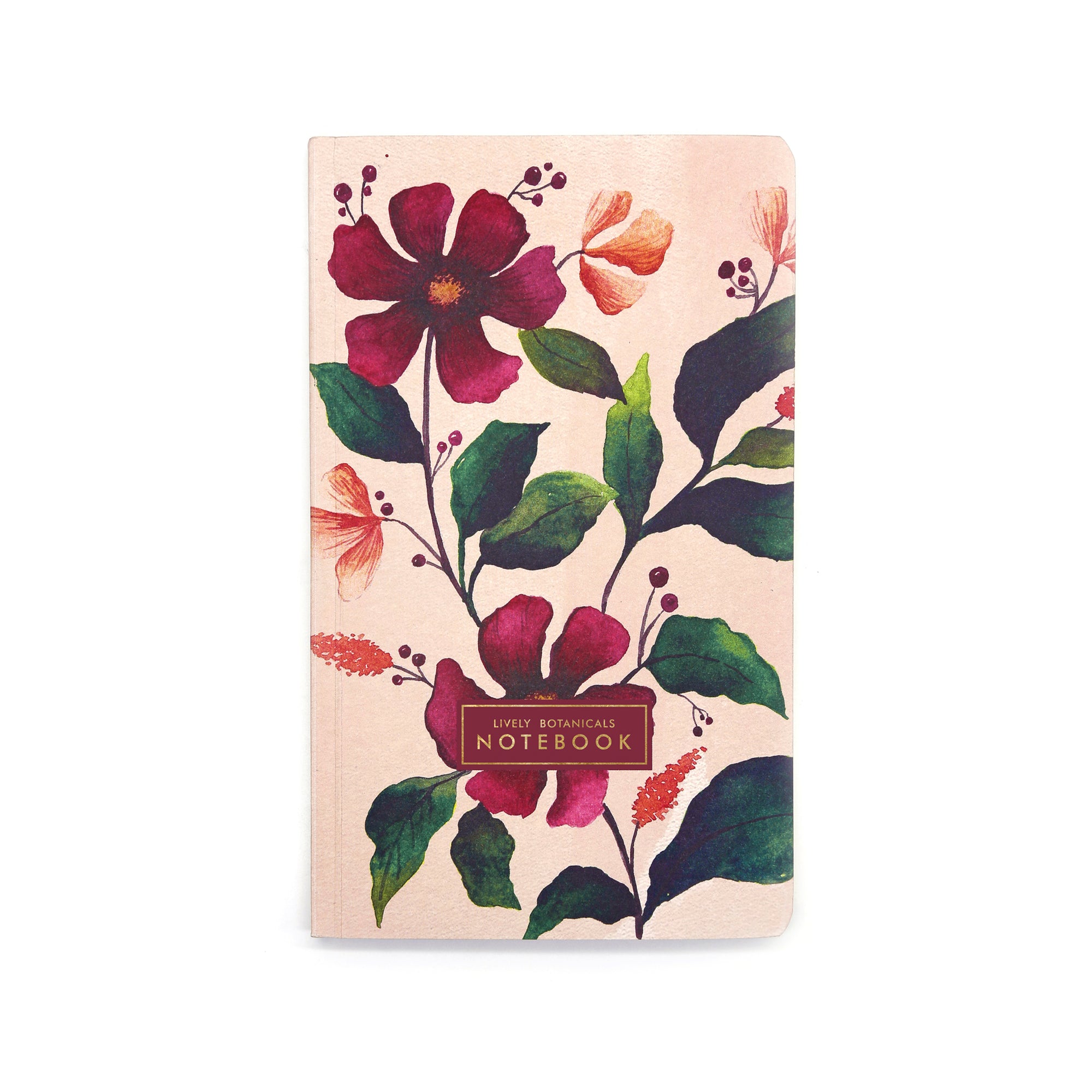 Lively Botanicals Notebook (Spring) - 7mm - Fine Paper Stationery