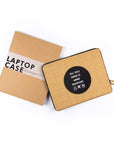 Laptop Sleeve: All you need (Kraft) - 7mm - Fine Paper Stationery