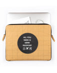 Laptop Sleeve: All you need (Kraft) - 7mm - Fine Paper Stationery