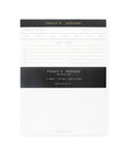 Todays Agenda Notepad