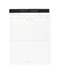 Todays Agenda Notepad
