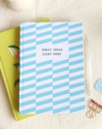 7mm A5 sized notebooks are available in ruled & dot grid which can be personalized.