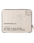 Laptop Sleeve: No Trip Phobia (Grey) - 7mm - Fine Paper Stationery