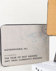 Laptop Sleeve: No Trip Phobia (Grey)