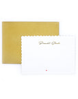 Notecards & Envelopes (Hearts) - 7mm - Fine Paper Stationery
