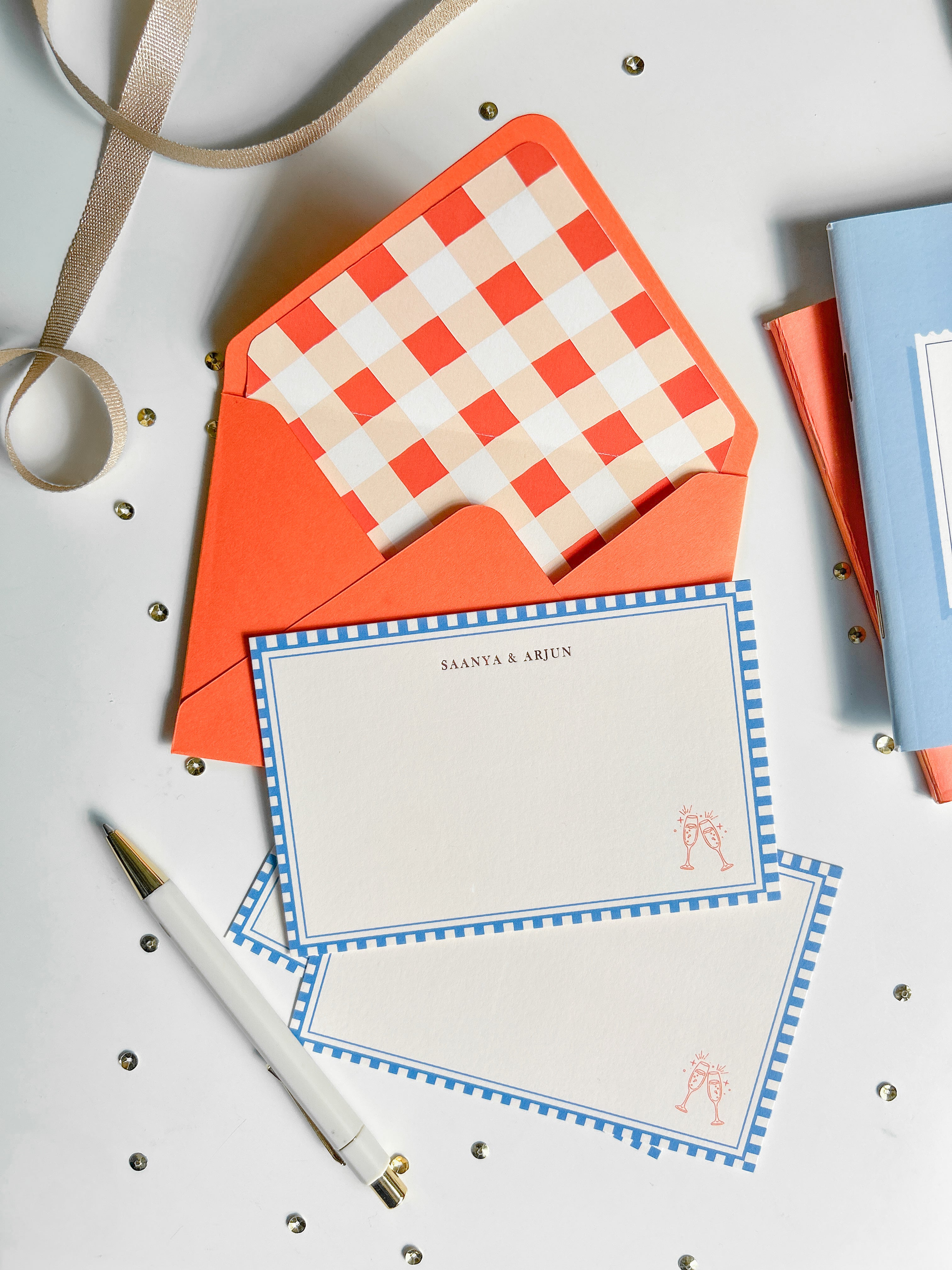 'To New Beginnings' Notecards Set – 7mm - Fine Paper Stationery