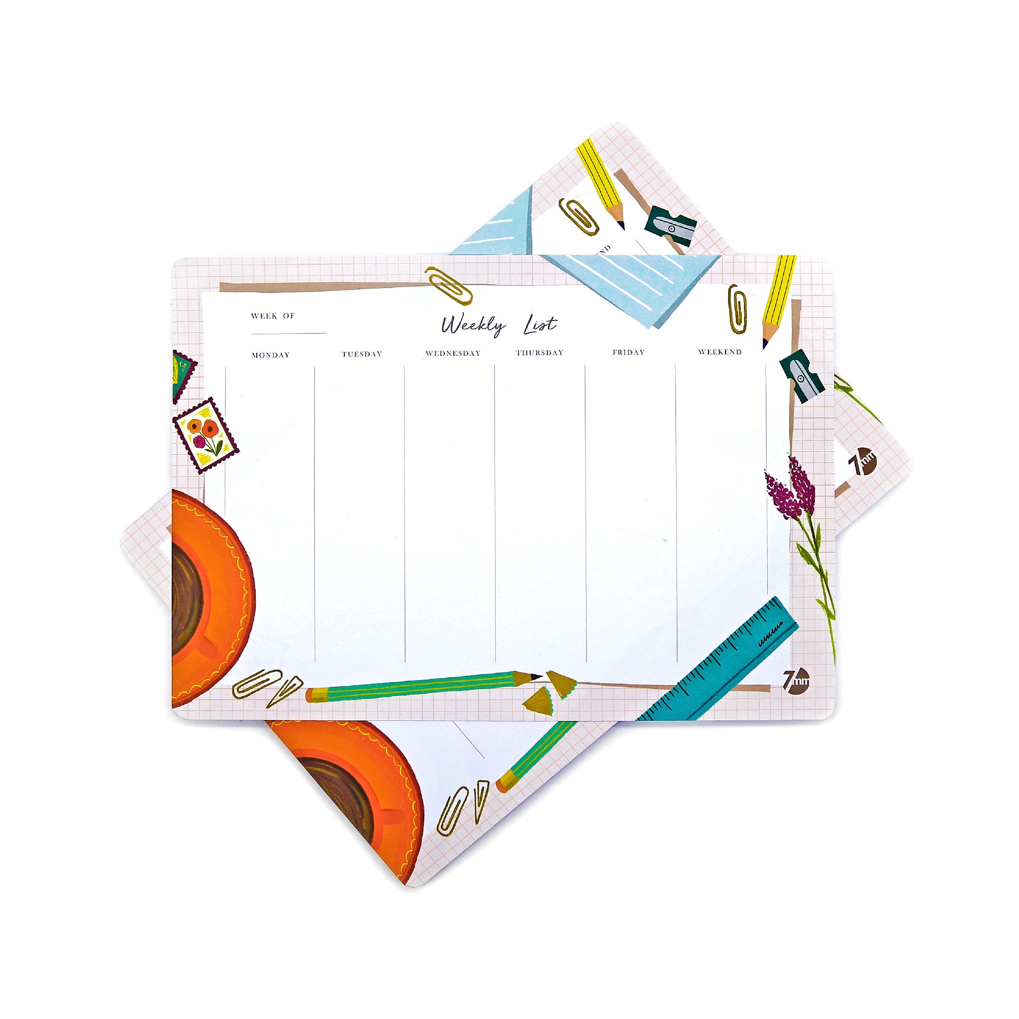 Weekly Deskpad (Desk) - 7mm - Fine Paper Stationery