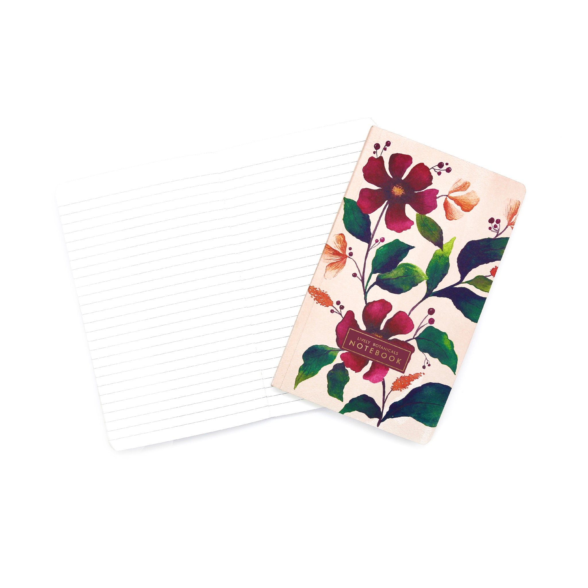 Lively Botanicals Notebook (Spring) - 7mm - Fine Paper Stationery