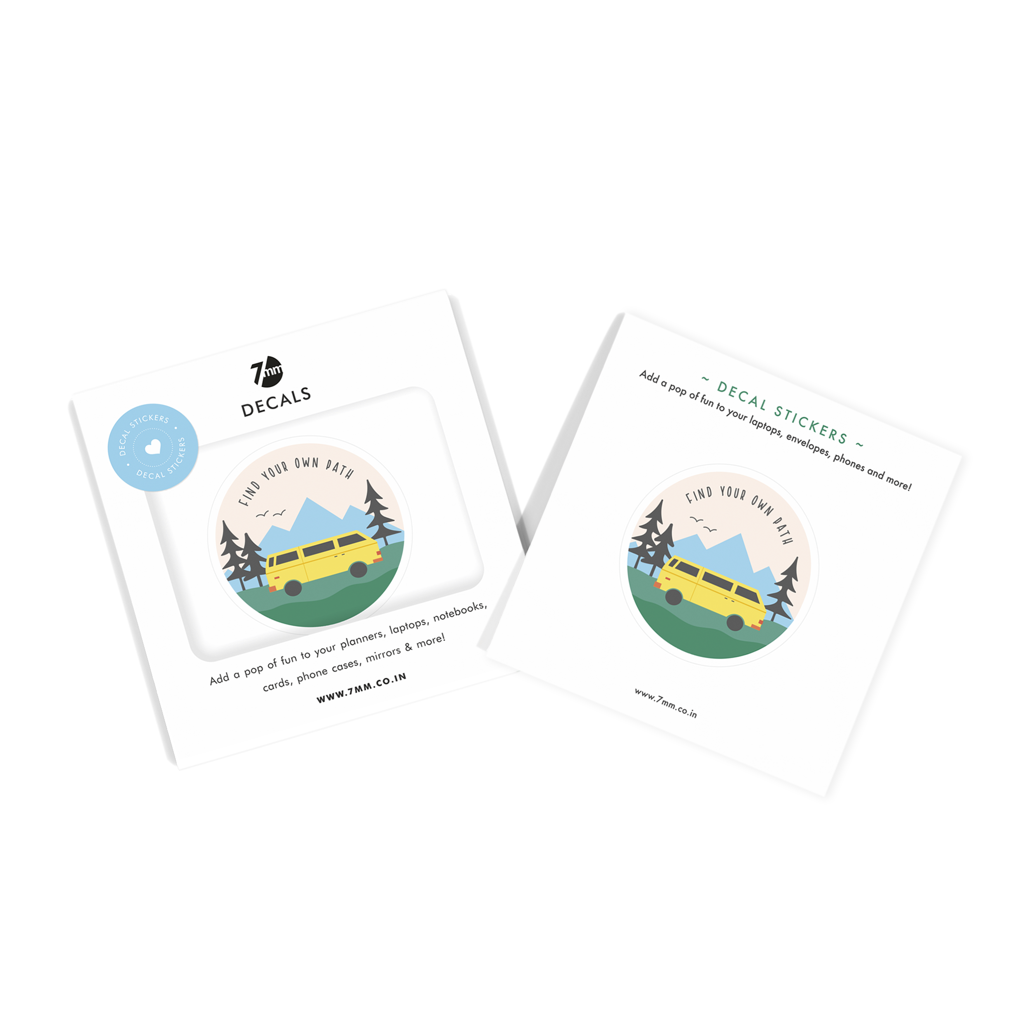 Decals | Find your own Path – 7mm - Fine Paper Stationery