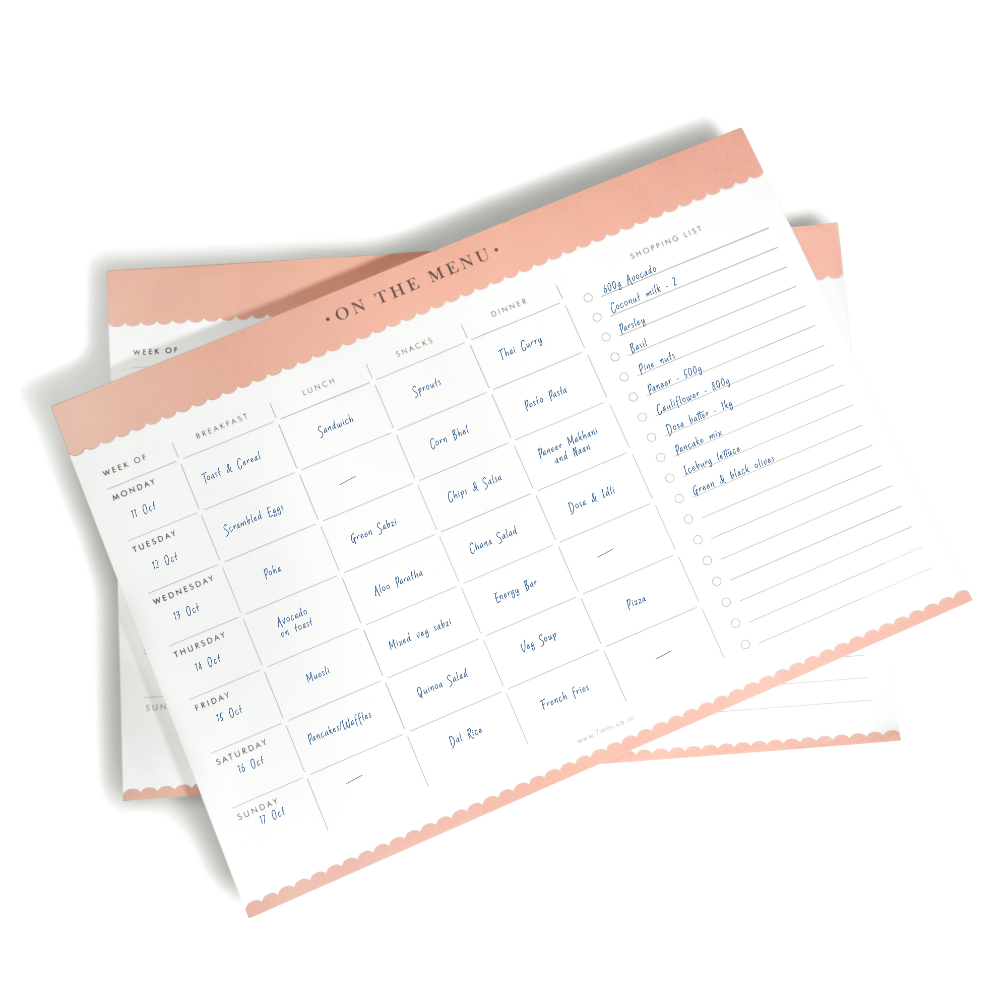 Meal Planner (Marshmallow)