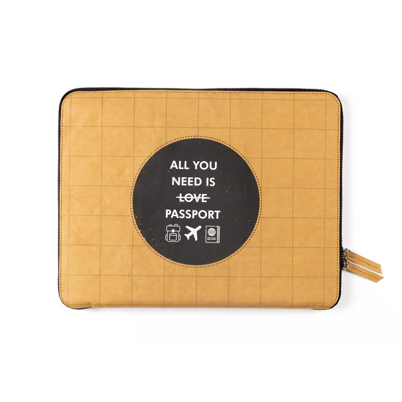 Laptop Sleeve: All you need (Kraft) - 7mm - Fine Paper Stationery