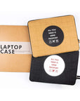 Laptop Sleeve: All you need (Black) - 7mm - Fine Paper Stationery