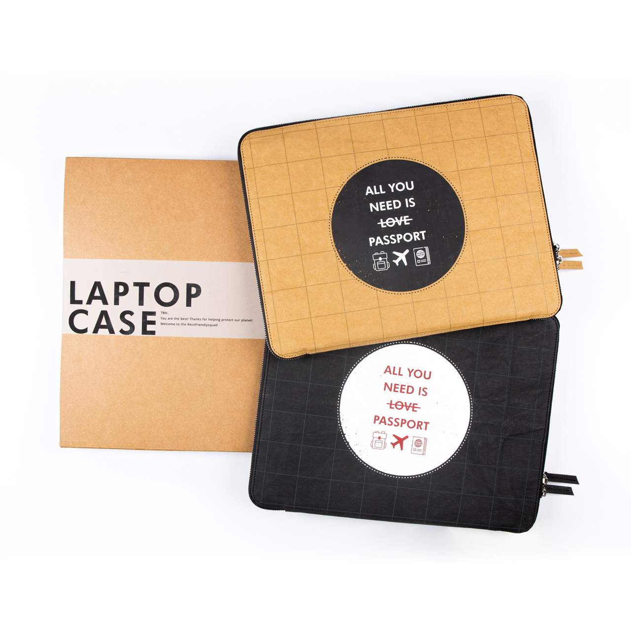 Laptop Sleeve: All you need (Kraft) - 7mm - Fine Paper Stationery