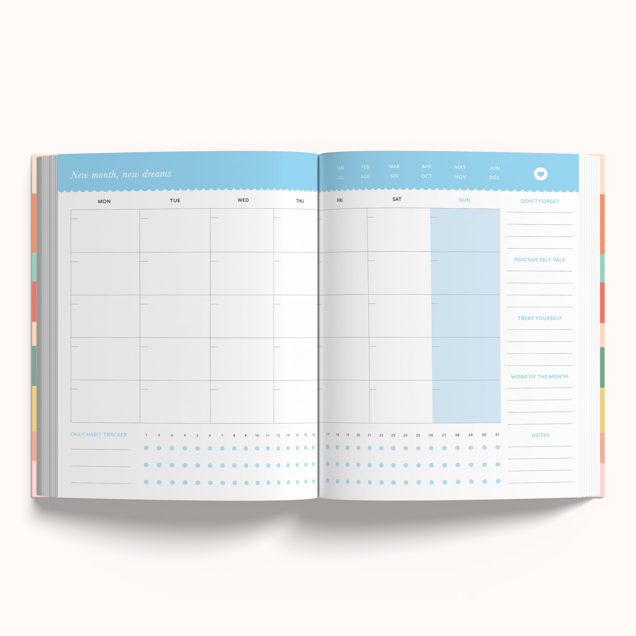 Rise &amp; Shine -         Annual Undated Planner