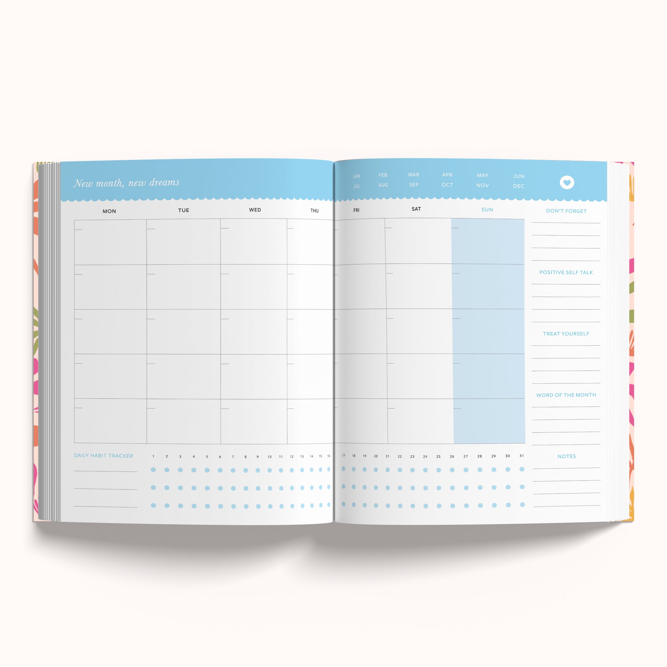 Great Things Ahead   -   Annual Undated Planner