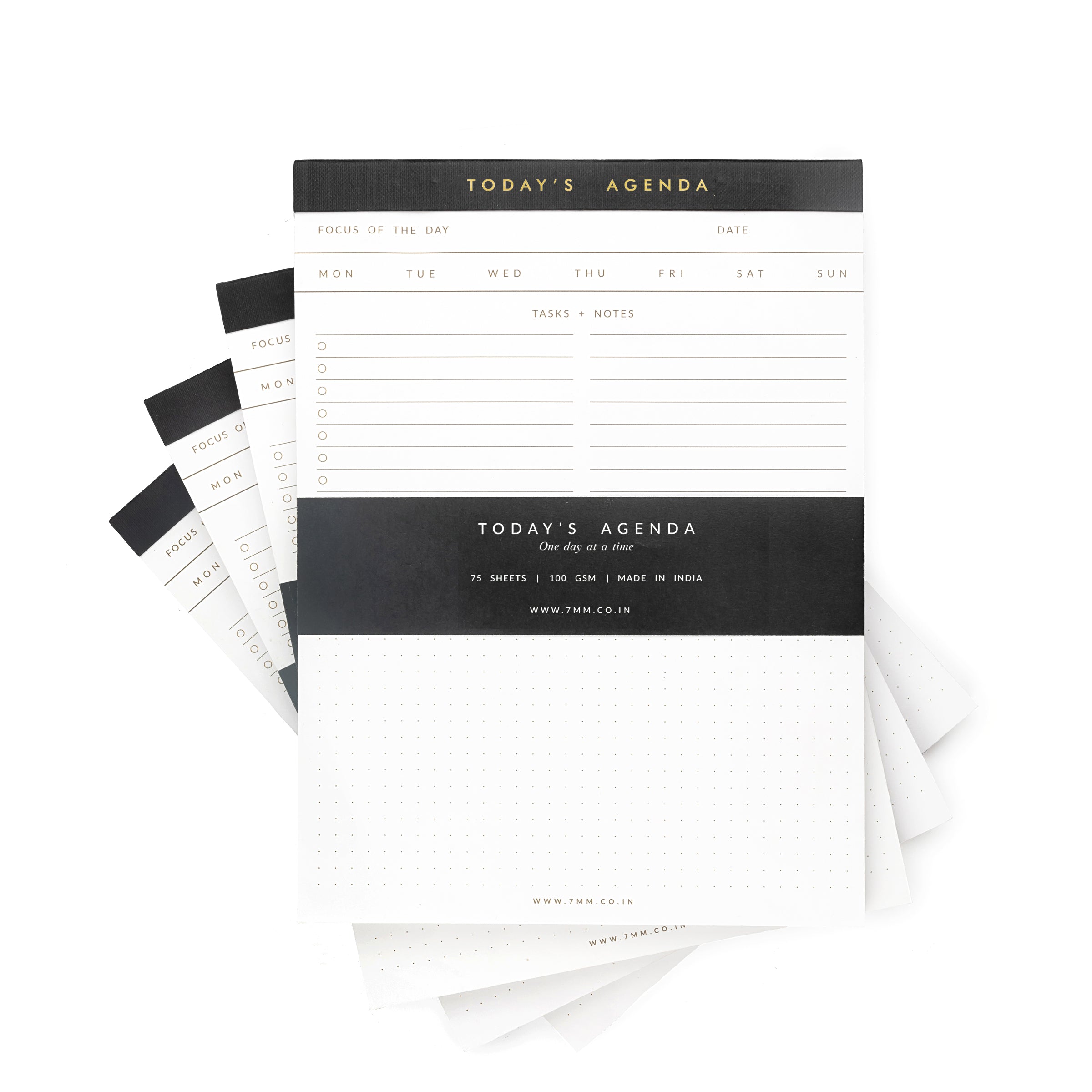 Todays Agenda Notepad