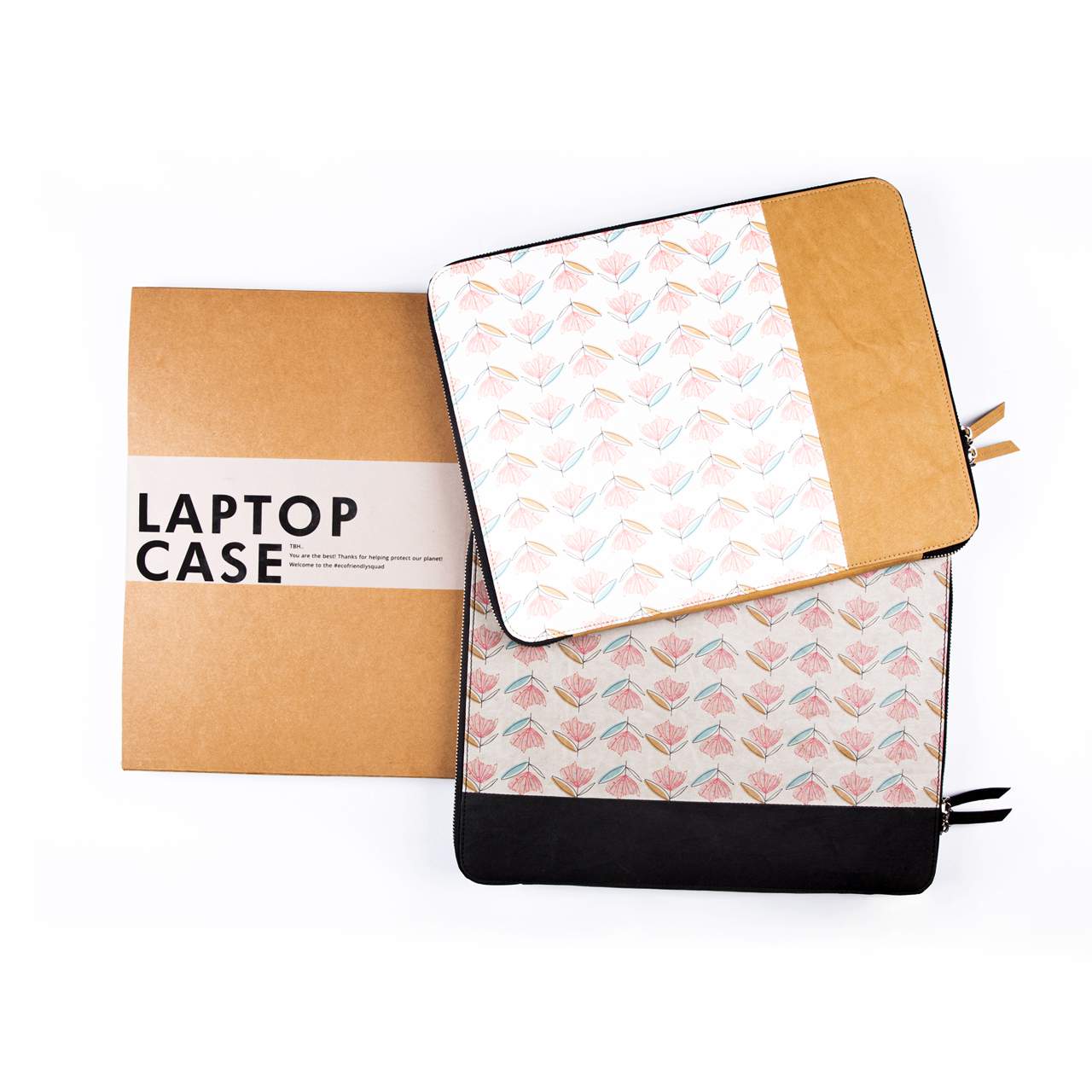 Laptop Sleeve : Fiori (Grey) - 7mm - Fine Paper Stationery