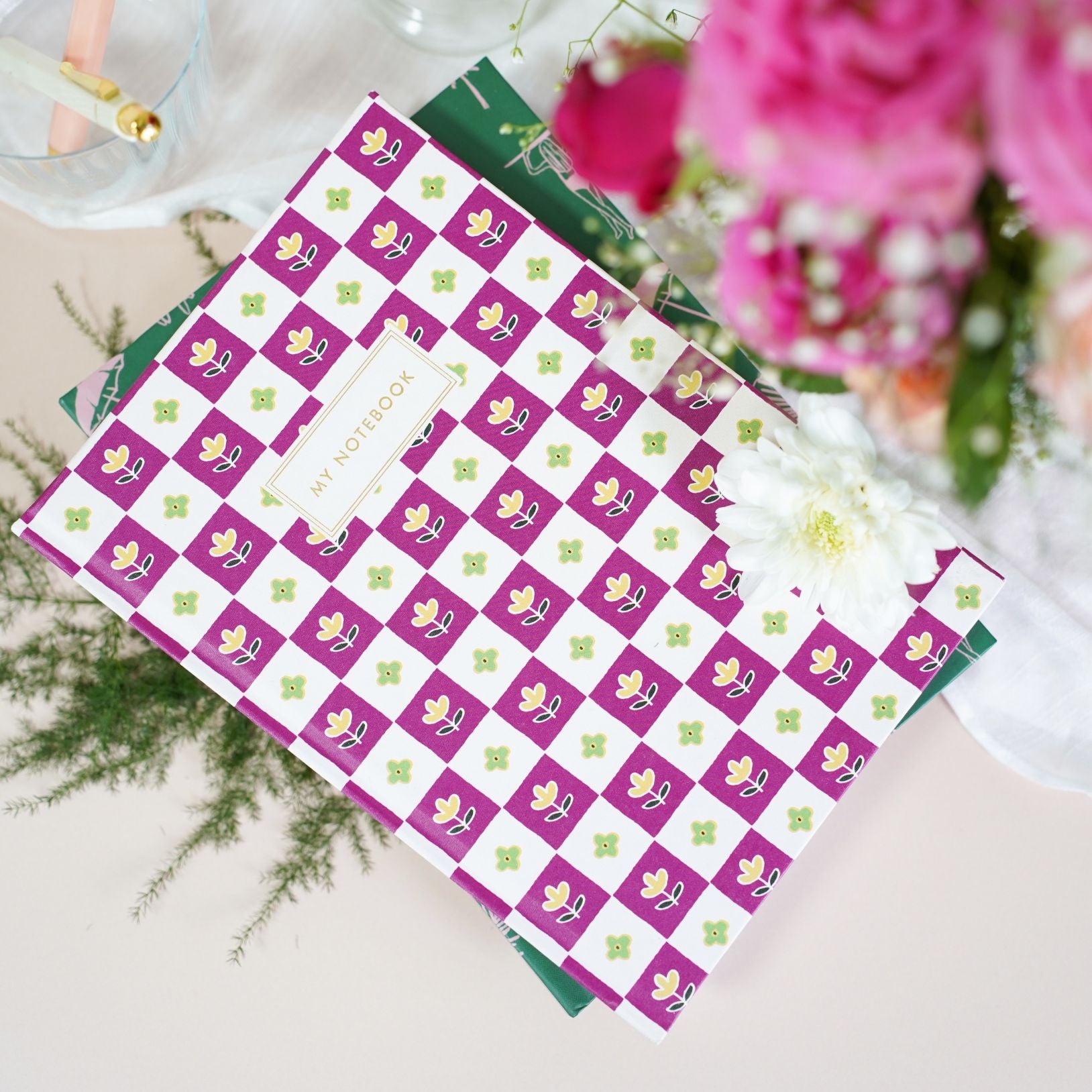 &#39;Floral Maze&#39; Notebook