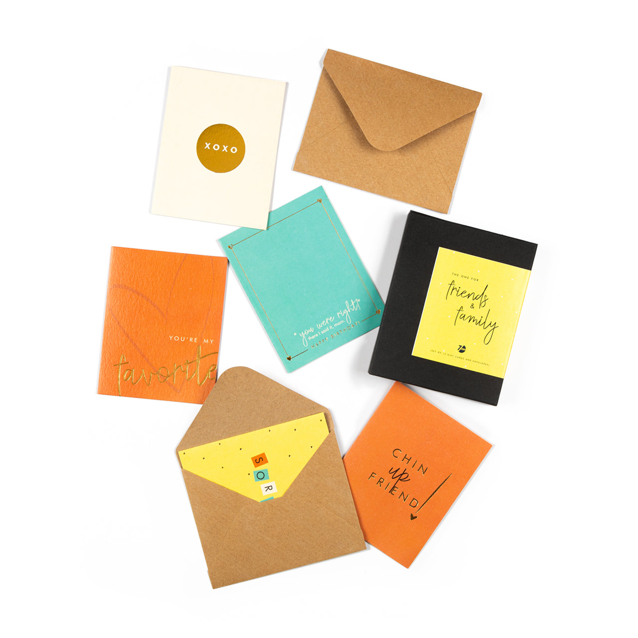 Gift Cards - Friends & Family - 7mm - Fine Paper Stationery