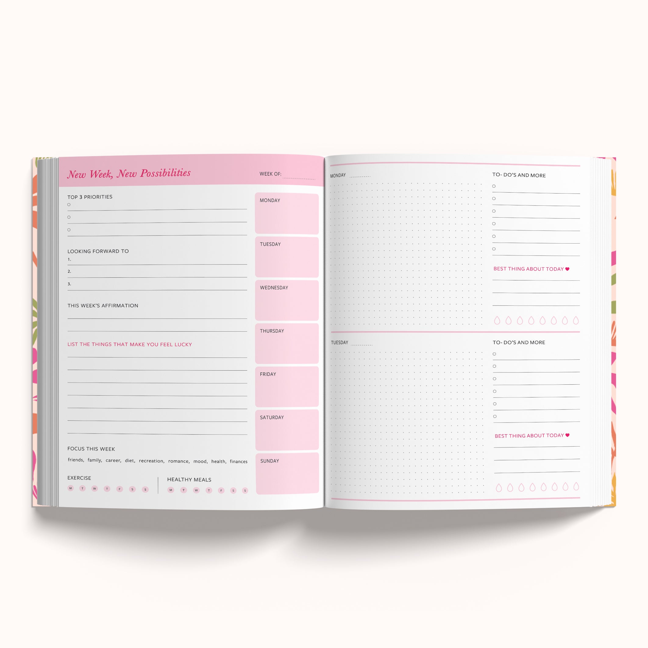Great Things Ahead   -   Annual Undated Planner