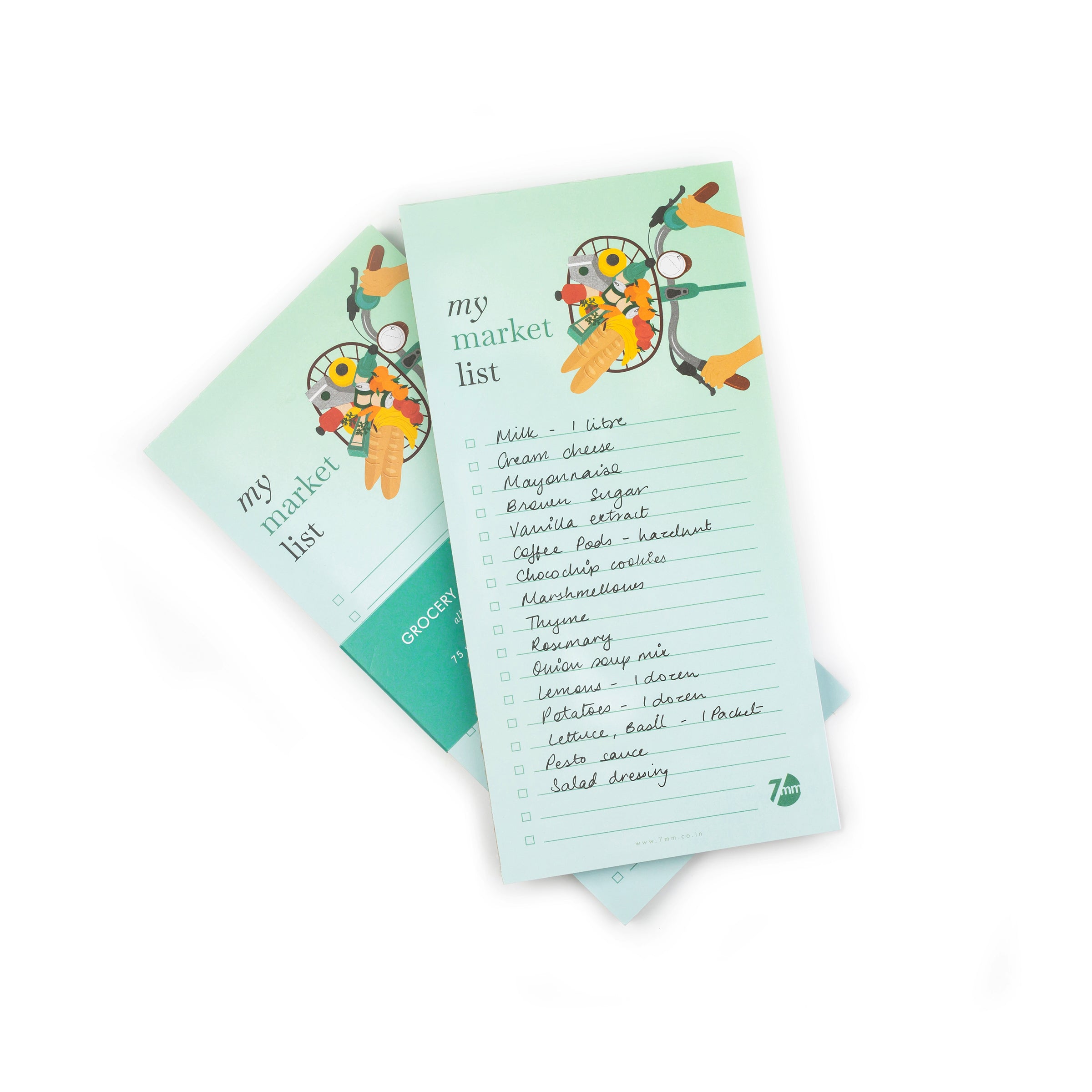 My Market List Notepad – 7mm - Fine Paper Stationery