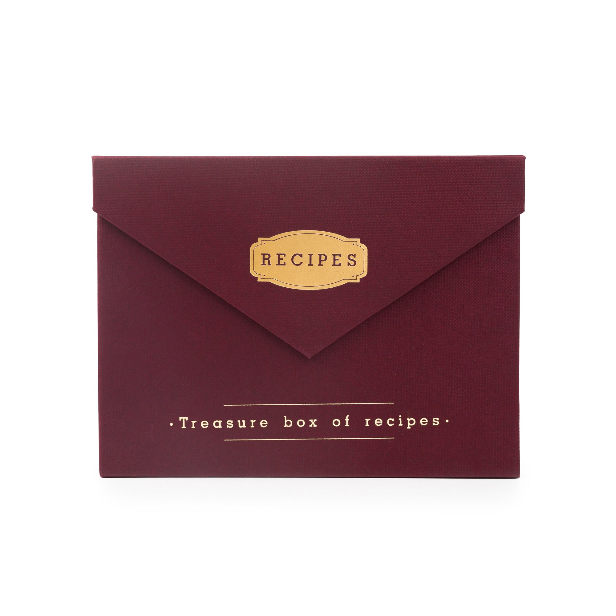 Recipe Box (Maroon)