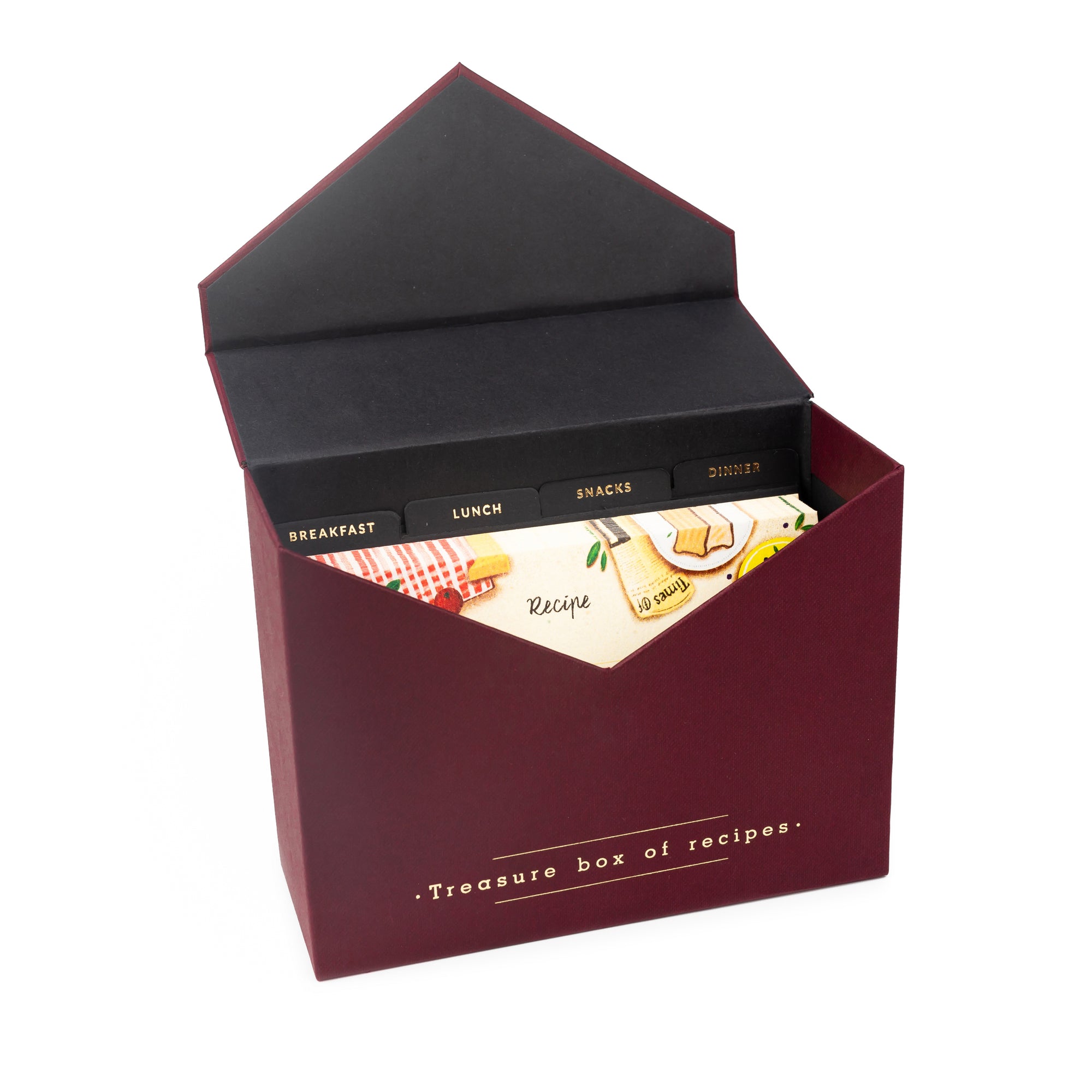 Recipe Box (Maroon)