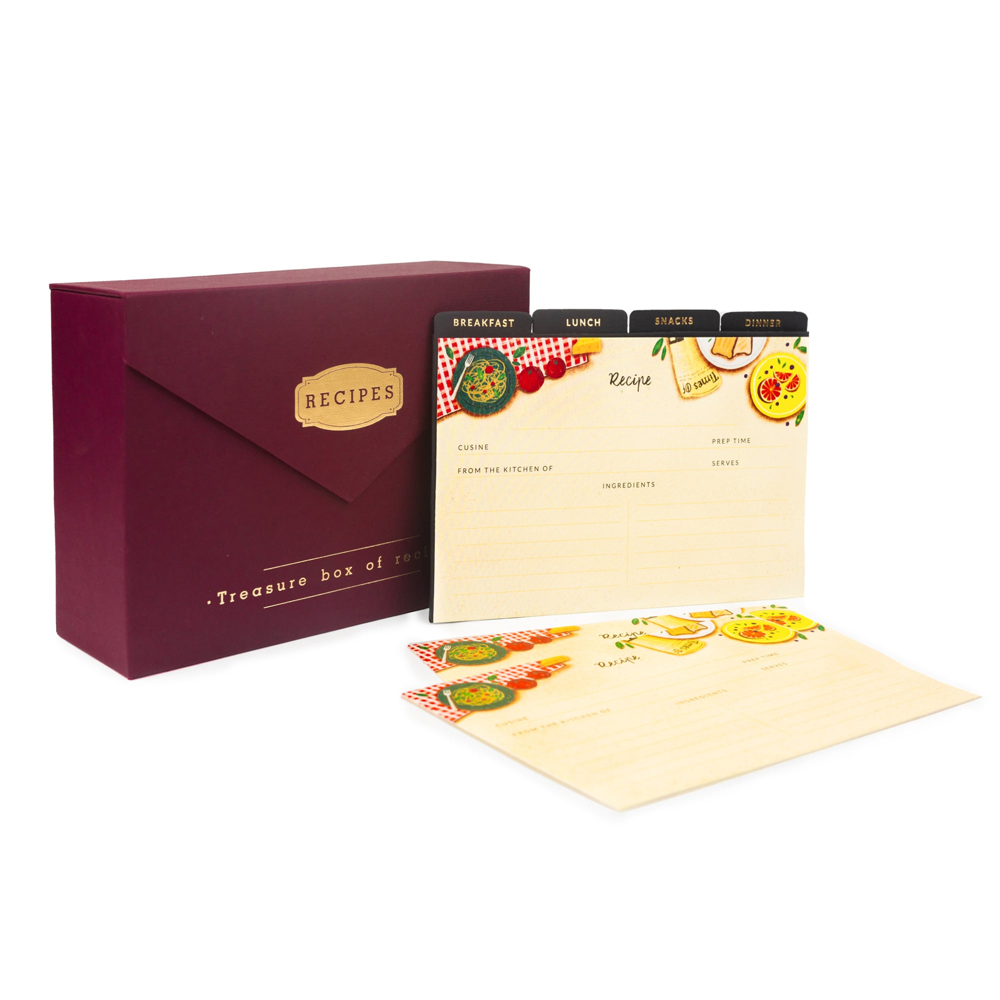 Recipe Box (Maroon)