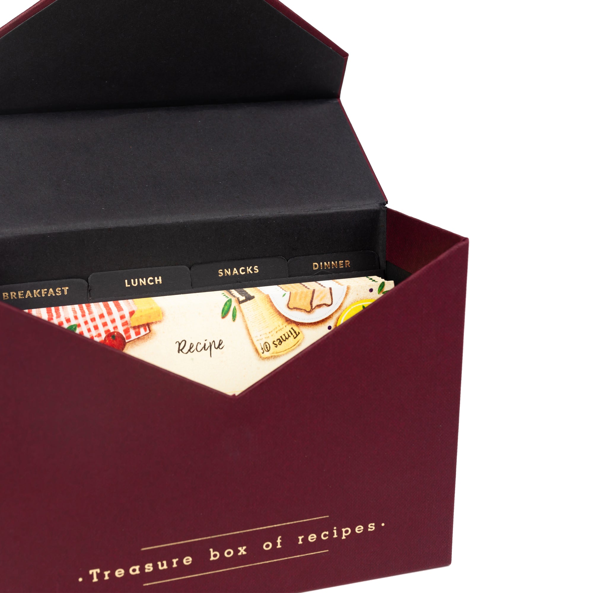 Recipe Box (Maroon)