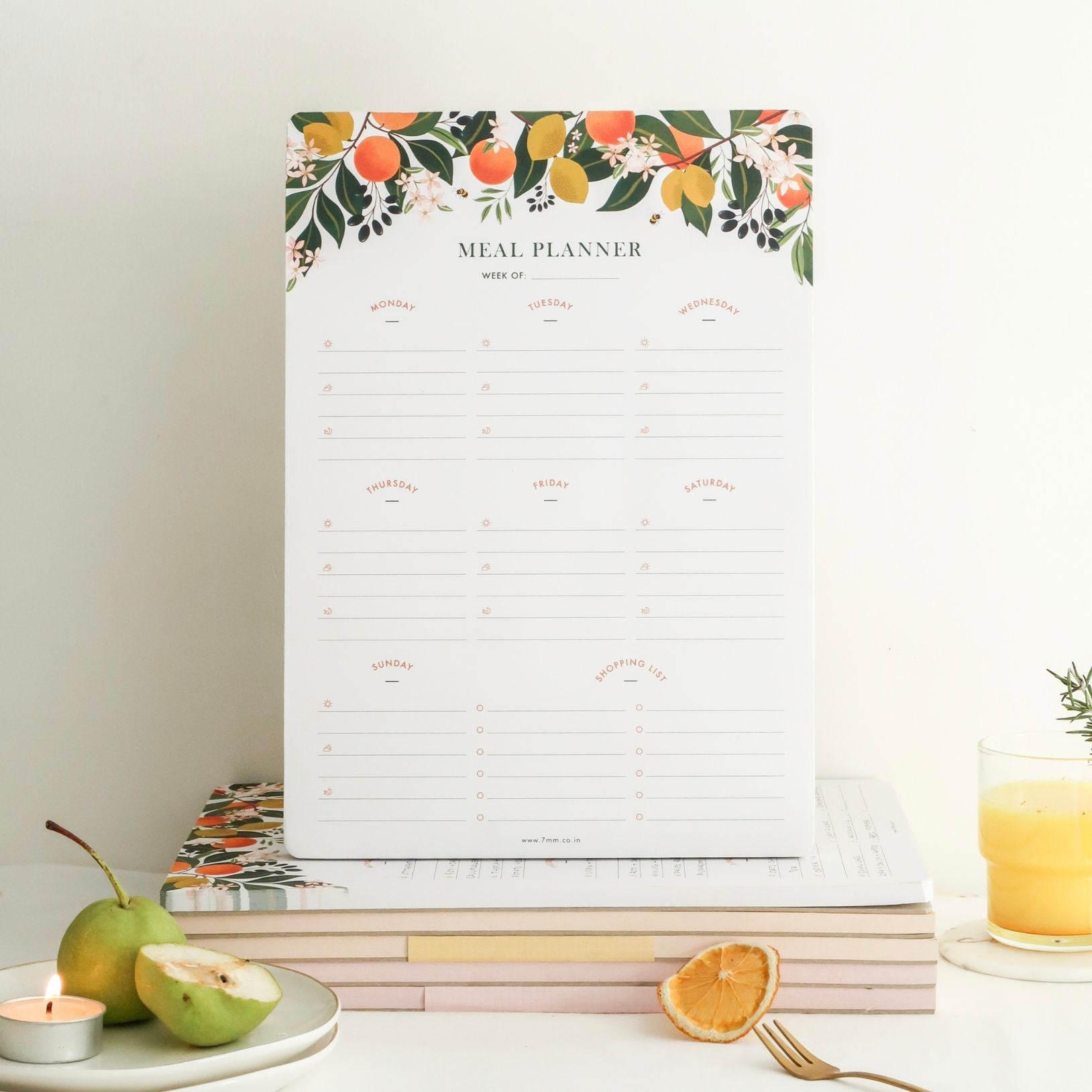 Meal Planner (Citrus Pop)