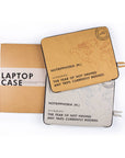Laptop Sleeve: No Trip Phobia (Kraft) - 7mm - Fine Paper Stationery