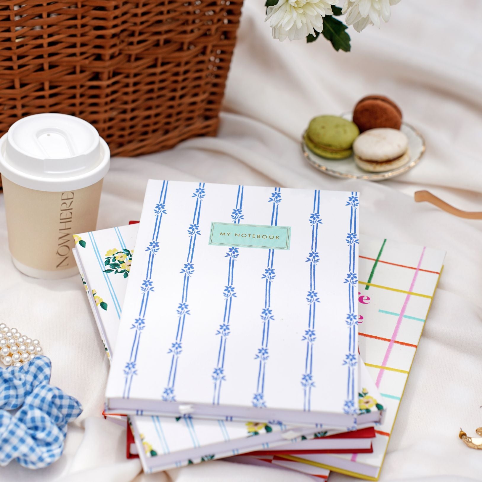 7mm A5 sized notebooks are available in ruled & dot grid which can be personalized.