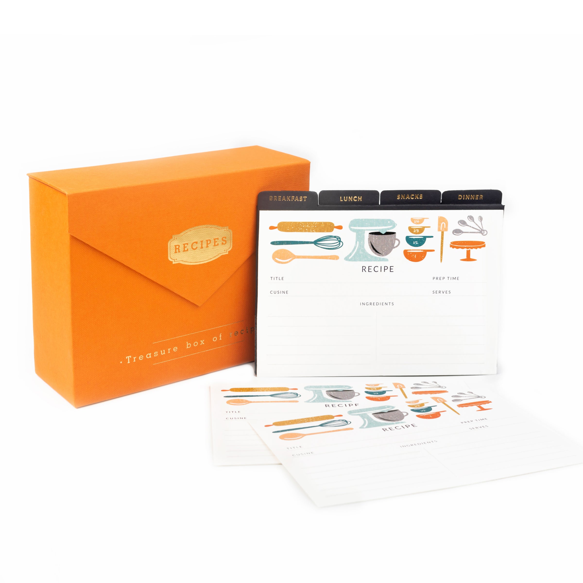 Recipe Box (Orange)