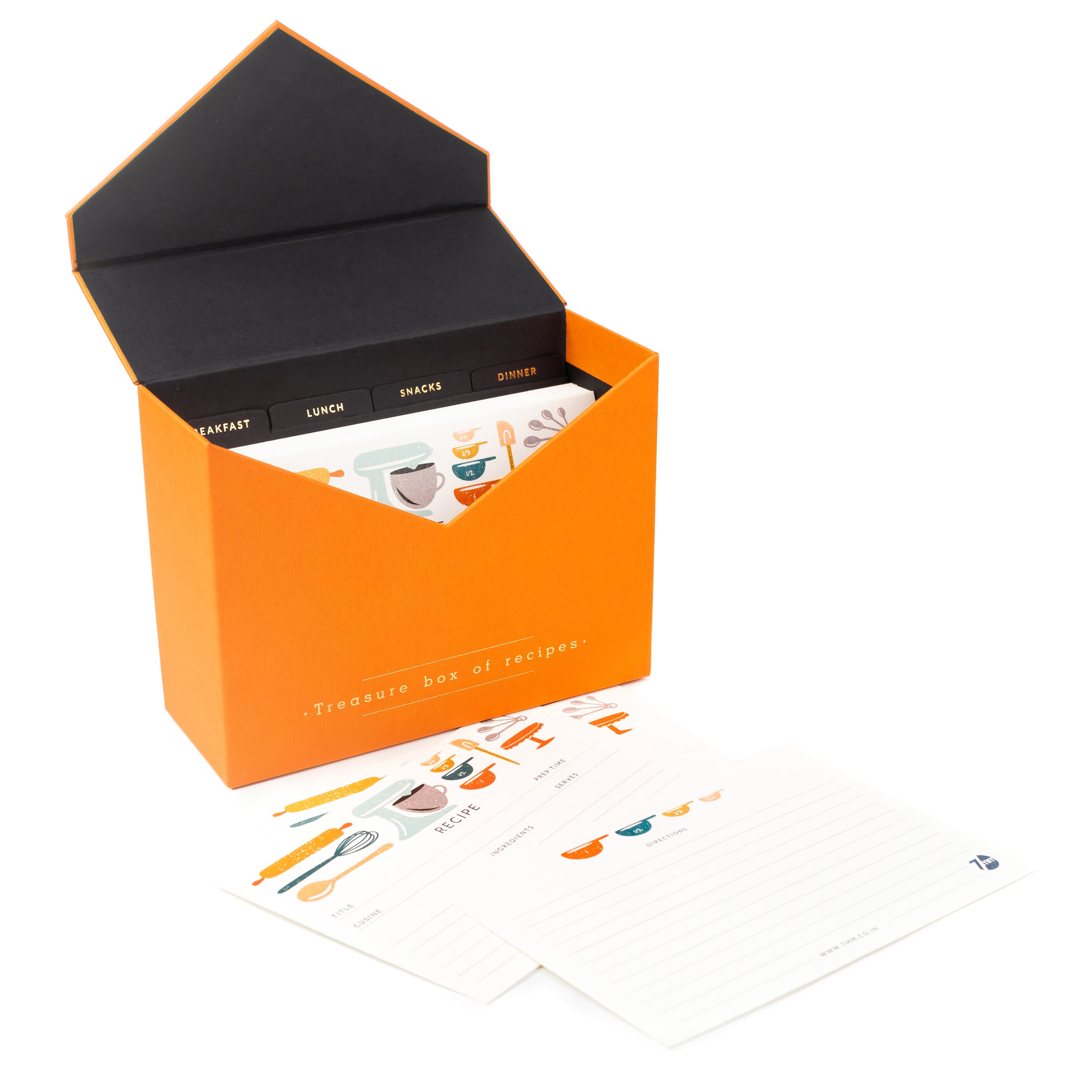 Recipe Box (Orange)