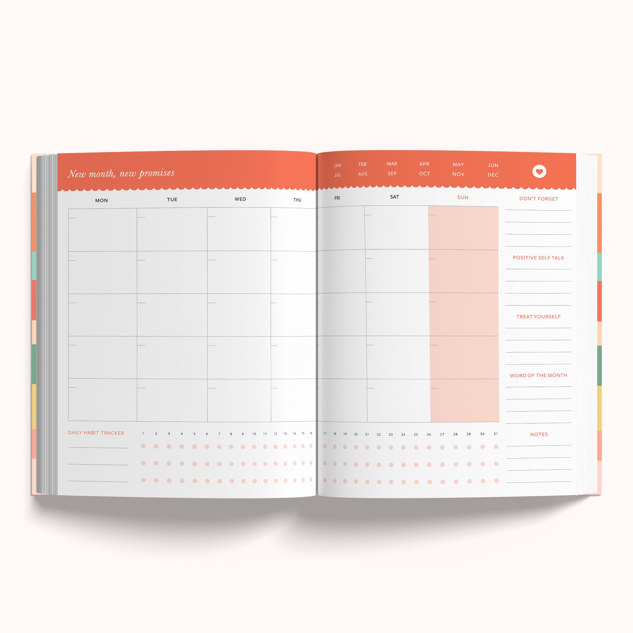 Rise &amp; Shine -         Annual Undated Planner