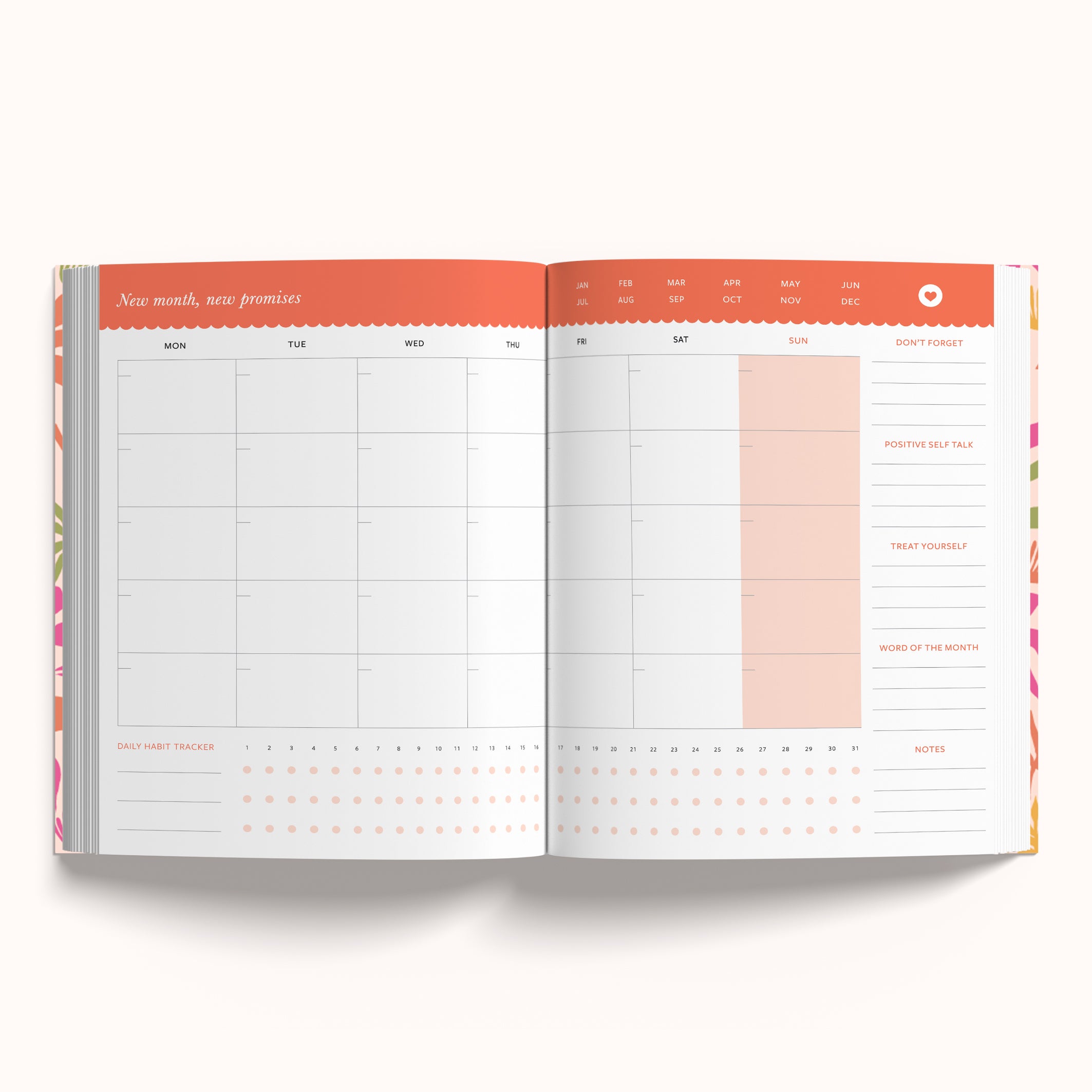 Great Things Ahead   -   Annual Undated Planner