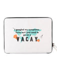 Laptop Sleeve: Vacay (White) - 7mm - Fine Paper Stationery