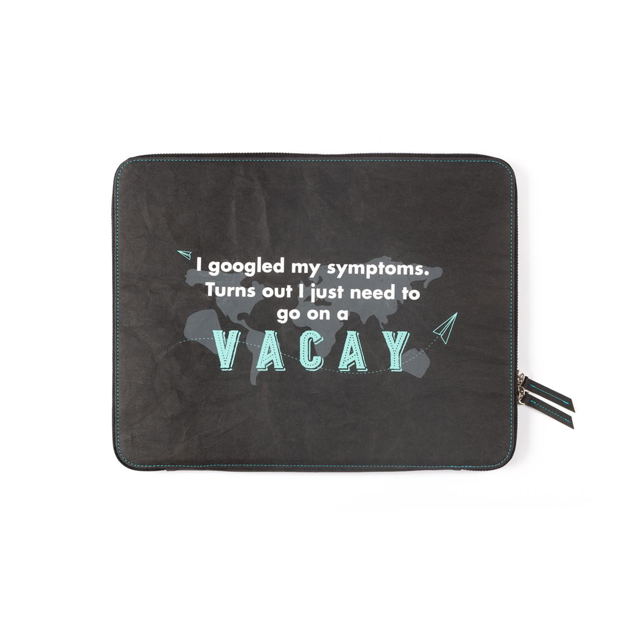 Laptop Sleeve: Vacay (Black) - 7mm - Fine Paper Stationery