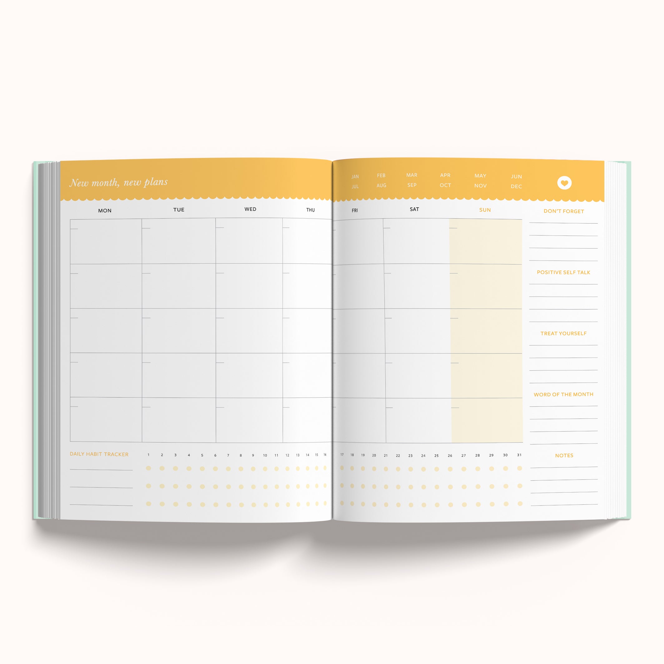 The Magic is in You       -       Annual Undated Planner