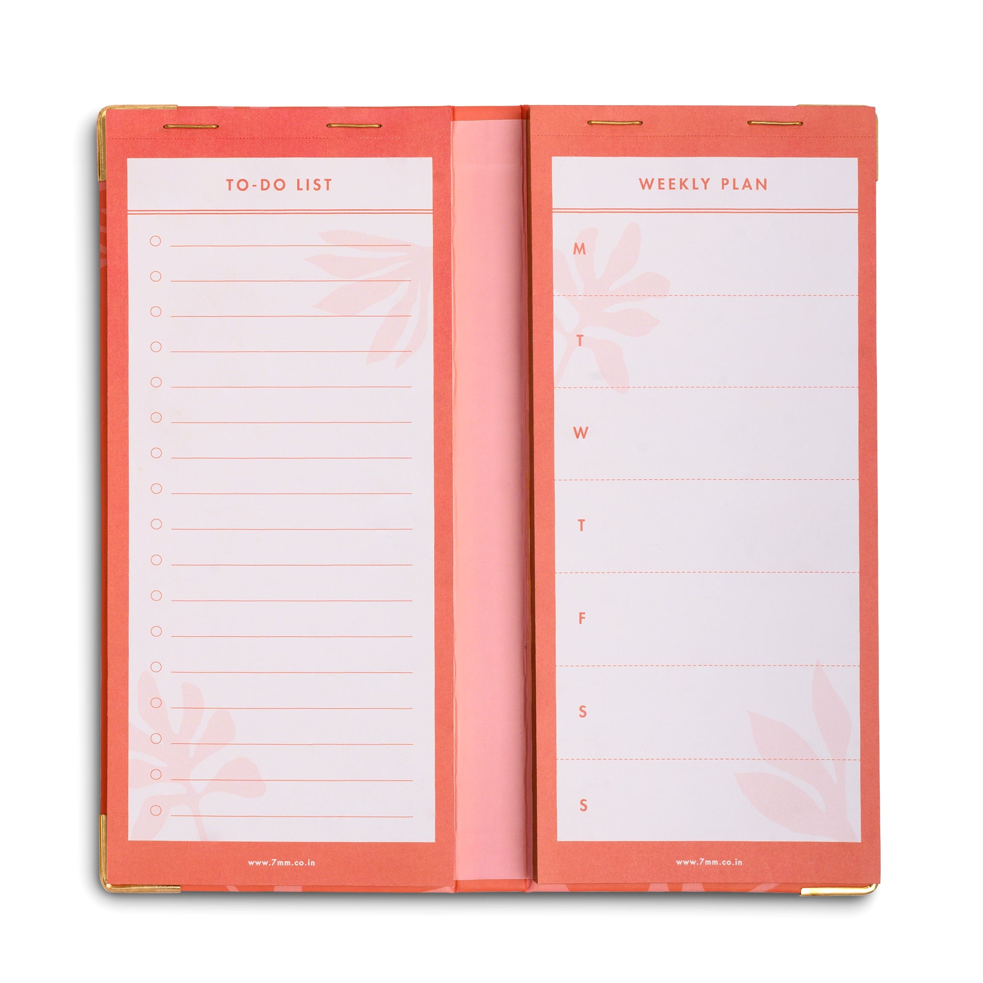 Weekly Planner (Coral Rush)