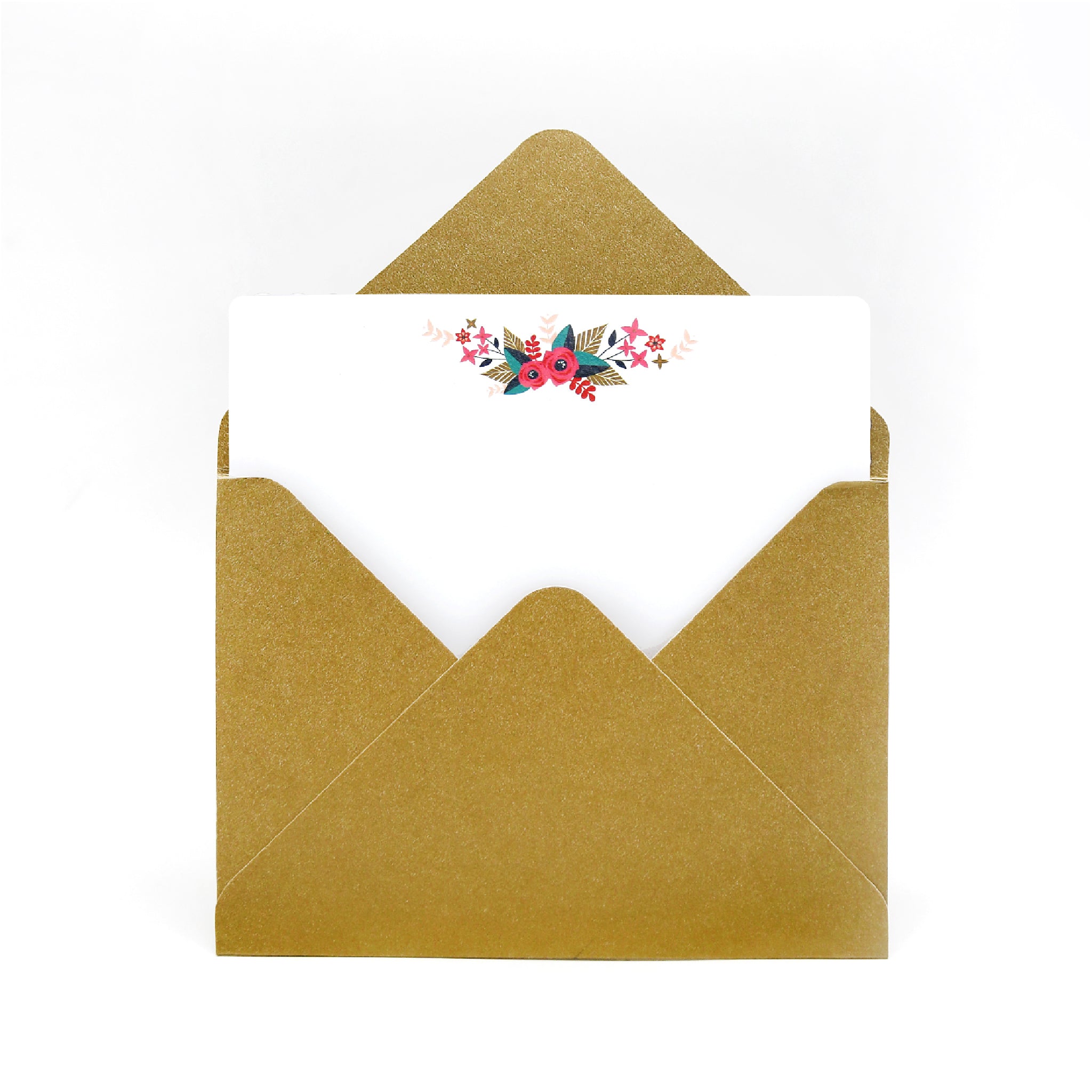 Notecards &amp; Envelopes (Pastel Petals) - 7mm - Fine Paper Stationery
