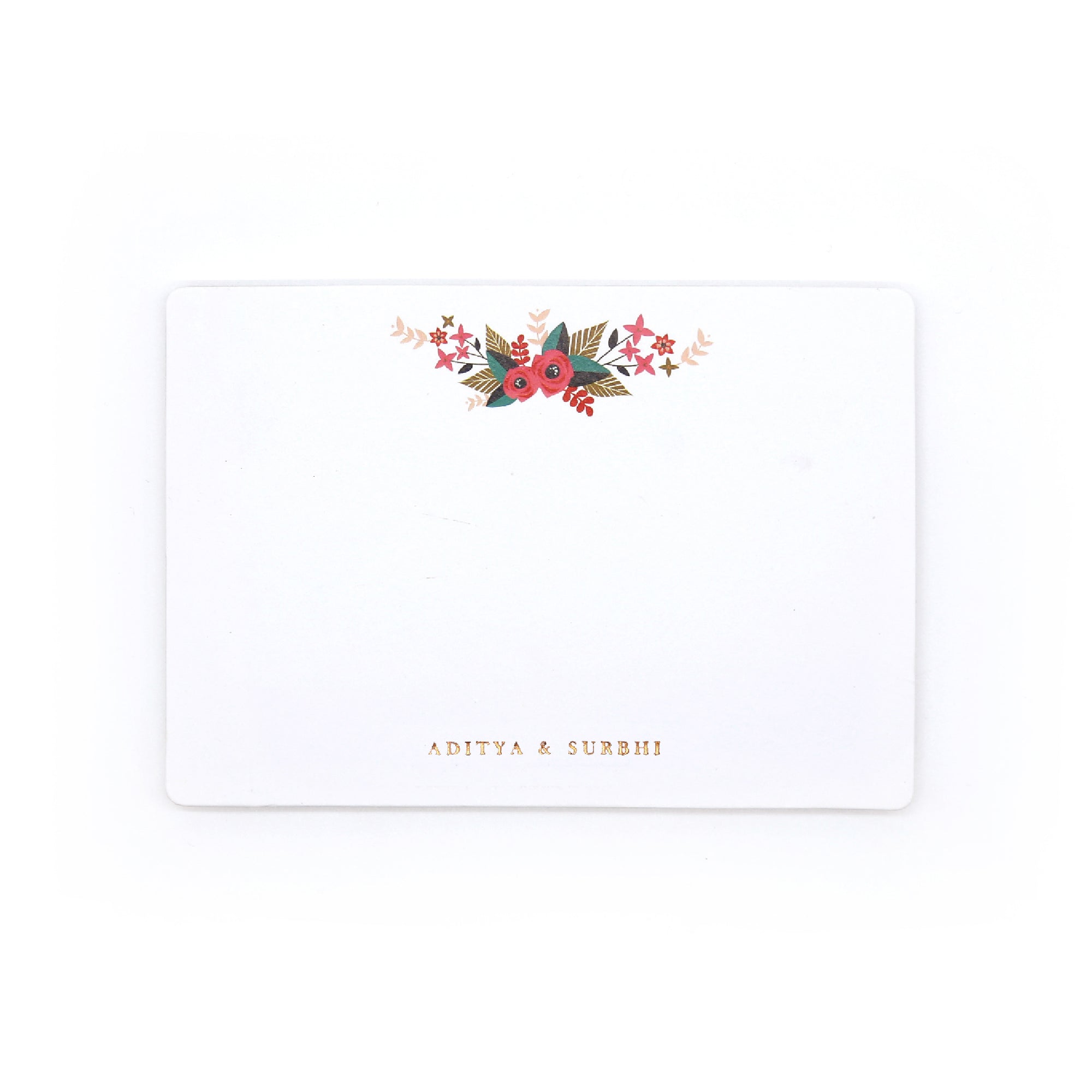 Notecards &amp; Envelopes (Pastel Petals) - 7mm - Fine Paper Stationery