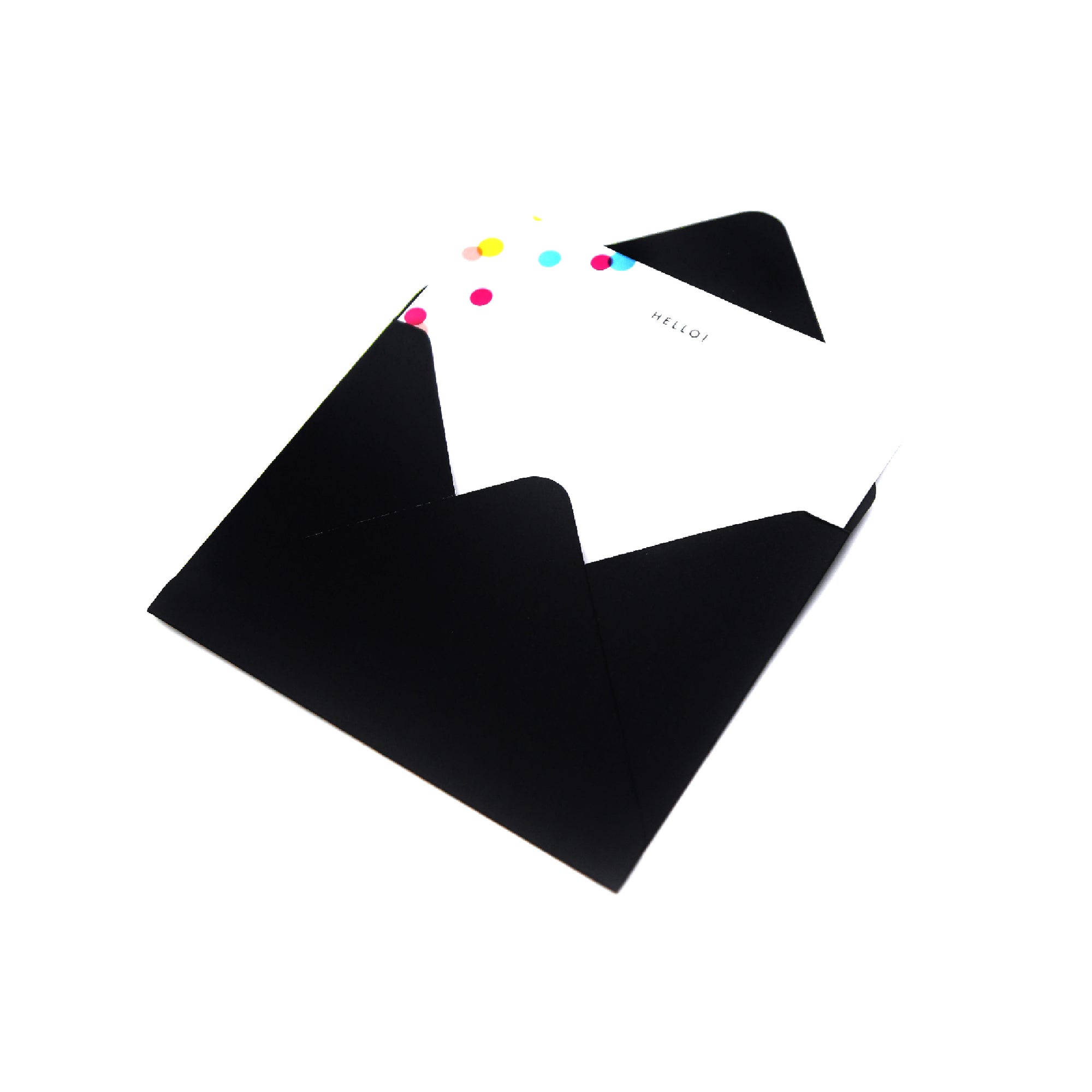 Notecards & Envelopes (Confetti Polka) - 7mm - Fine Paper Stationery