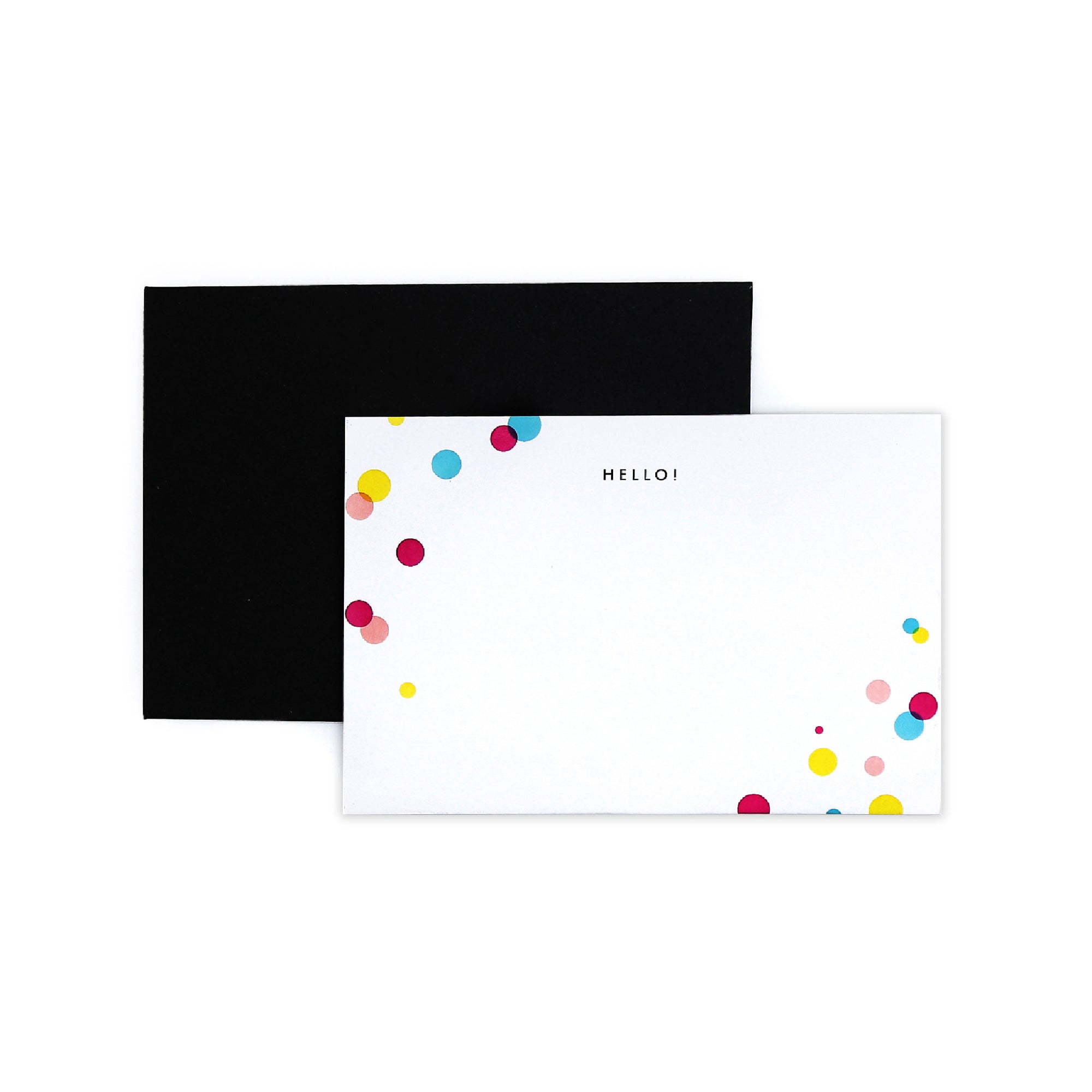 Notecards &amp; Envelopes (Confetti Polka) - 7mm - Fine Paper Stationery