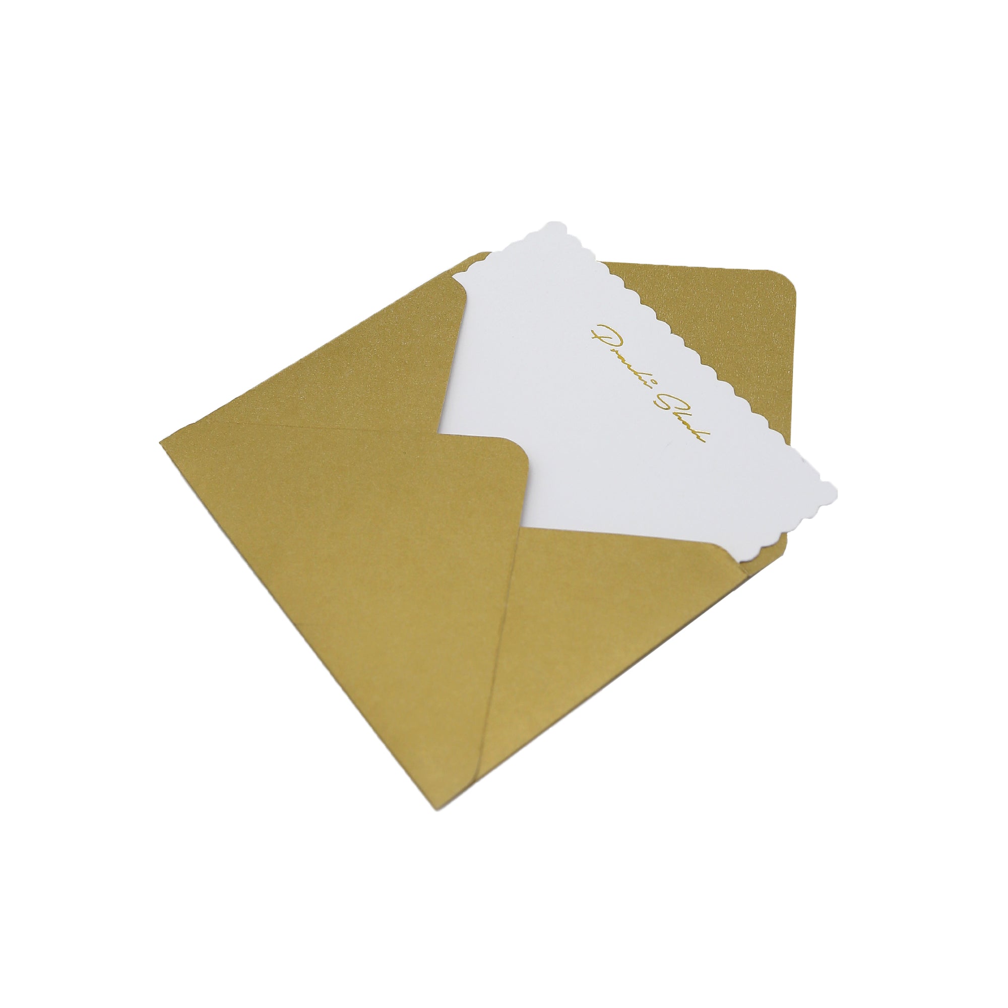 Notecards & Envelopes (Hearts) - 7mm - Fine Paper Stationery