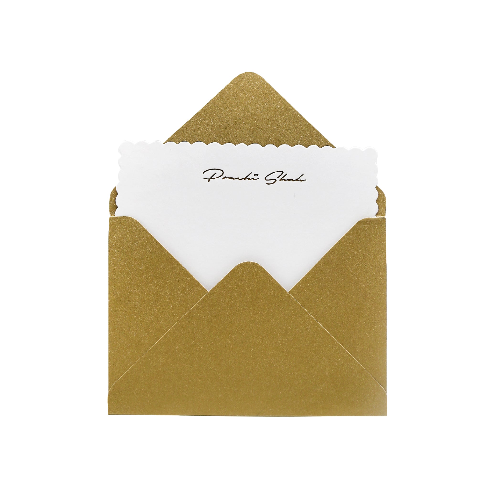 Notecards &amp; Envelopes (Hearts) - 7mm - Fine Paper Stationery